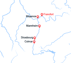 itinéraire croisière Rhin et ses affluents : Fêtes de fin d'année sur le Rhin et ses affluents 