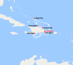 itinéraire croisière Caraïbes et Antilles : Grand Turk, Rép. Dominicaine 