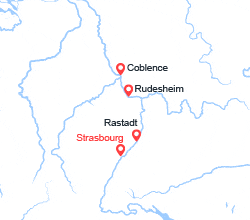 itinéraire croisière Rhin et ses affluents : Histoire, traditions et ambiance rhénane (CSW_PP) 