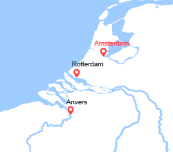 itinéraire croisière Rhin et ses affluents : La Hollande, pays des tulipes (AAV_PP) 