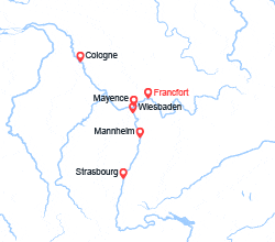 itinéraire croisière Rhin et ses affluents : La magie de noël sur le Rhin 