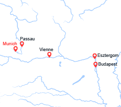 itin&eacute;raire croisi&egrave;re Danube : Le beau Danube Bleu (MUB) 