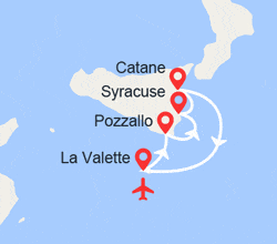 itinéraire croisière Méditerranée Occidentale : Les Belles méditerranéennes (MSM) 