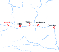 itin&eacute;raire croisi&egrave;re Danube : Les métropoles spectaculaire du Danube 