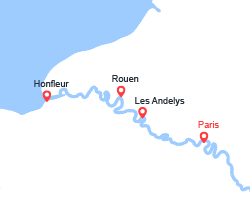 itinéraire croisière Seine : Les plus belles escales de la vallée de la Seine (SIP_PP) 