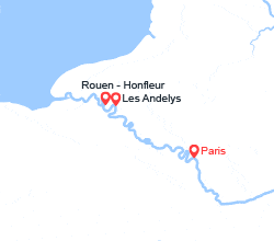 itinéraire croisière Seine : Noël dans la vallée de la Seine (NPA_PP) 