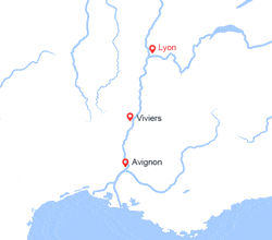 itinéraire croisière Rhône Saône : Noël Provençal et la vallée du Rhône (LVA_PP) 