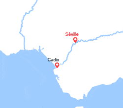 itin&eacute;raire croisi&egrave;re Guadalquivir : Nouvel An andalou (NAA_PP) 