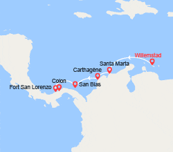 itinéraire croisière Caraïbes et Antilles : Patrimoine et sanctuaires naturels caribéens 