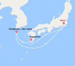 itinéraire croisière Asie : République de Corée, Japon 