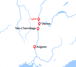 itinéraire croisière Rhône Saône : Réveillon provençal dans la vallée du Rhone (LNA_PP) 