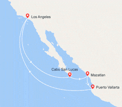 itinéraire croisière Amérique du Nord : Riviera Mexicaine 