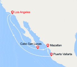 itinéraire croisière Amérique du Nord : Riviera Mexicaine 