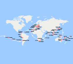 itinéraire croisière Tour du Monde : Tour du Monde 2026 au départ de Trieste 