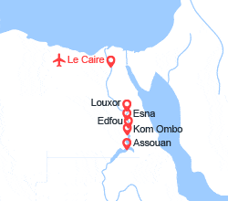 itinéraire croisière Nil : Voyage dans l'Égypte Antique  