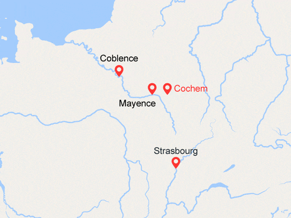 itinéraire croisière Rhin et ses affluents - Rhin et ses affluents : 2 fleuves, la magie de la Moselle et la vallée du Rhin romantique (TAN_PP)