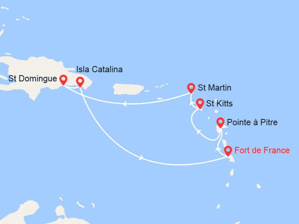itinéraire croisière Caraïbes et Antilles : Antilles, Rép. Dominicaine