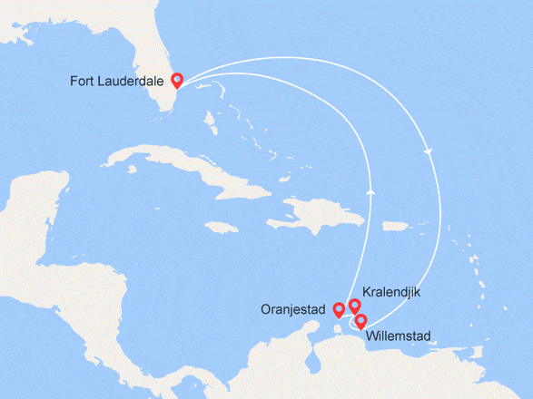 itinéraire croisière Caraïbes et Antilles : Antilles Néerlandaises