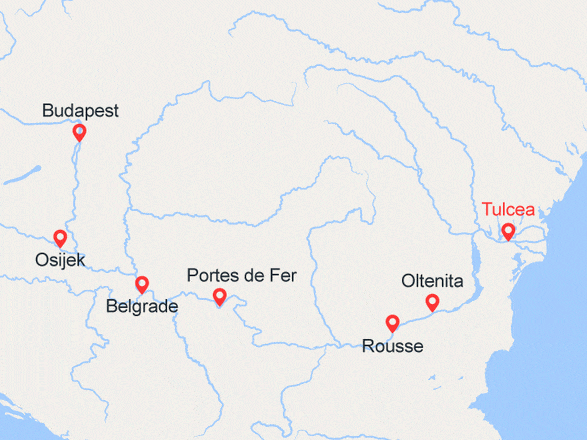 itinéraire croisière Danube : Au fil du Danube, le Delta du Danube, la péninsule balkanique et Budapest (TBD_PP)