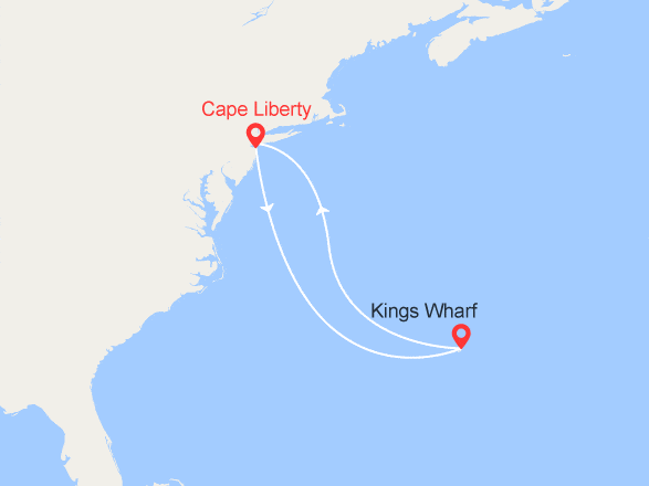 itinéraire croisière Caraïbes et Antilles : Bermudes