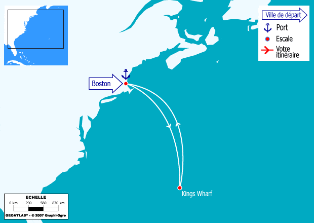 itinéraire croisière Caraïbes et Antilles : Bermudes