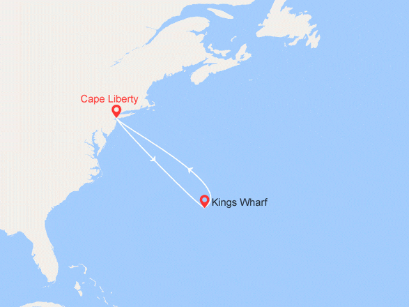 itinéraire croisière Caraïbes et Antilles : Bermudes, Etats-Unis