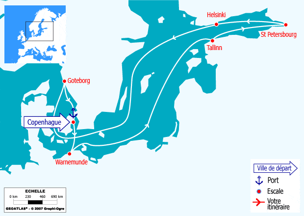 itinéraire croisière Baltique : Capitales de la Baltique