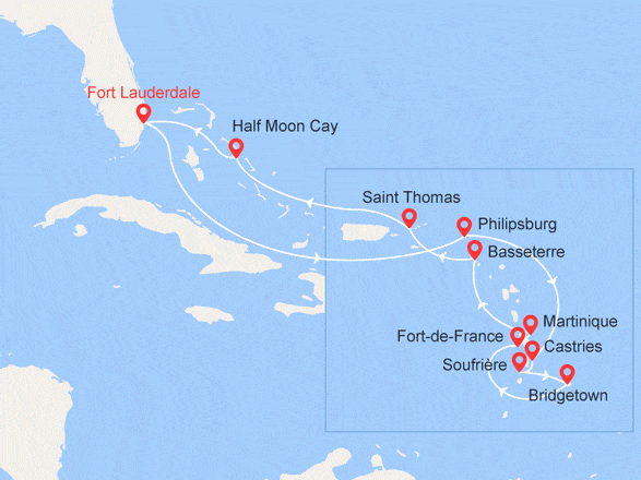 Croisières Caraibes Et Antilles 2019-2020 : Promo Croisière Caraibes