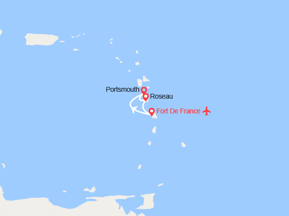 itin&eacute;raire croisi&egrave;re Caraïbes et Antilles : Cocktail Nature aux Antilles 