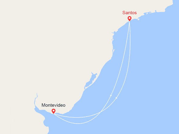 itinéraire croisière Amérique du Sud : Côte Brésilienne