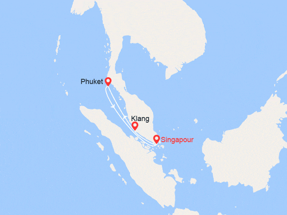 itinéraire croisière Asie : Couleurs de la Malaisie et de la Thaïlande