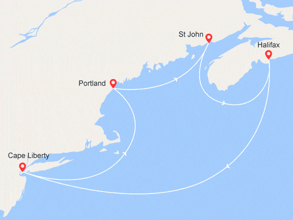 itinéraire croisière Amérique du Nord : Découverte de la Côte Est américaine