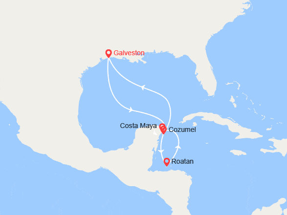 itinéraire croisière Caraïbes et Antilles : Découverte du Mexique