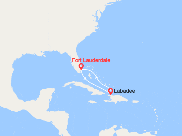 itinéraire croisière Caraïbes et Antilles : Destination Bahamas 