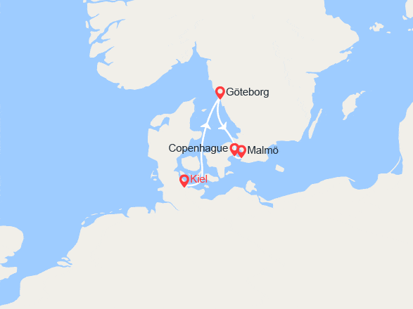 itinéraire croisière Europe du Nord : Diversité de la mer Baltique