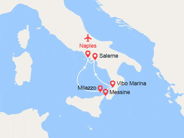 itinéraire croisière Méditerranée : Dolce vita en croisière le long des côtes italiennes (NAP) 