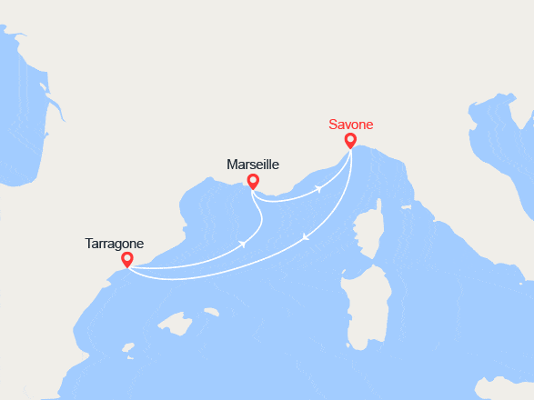 itinéraire croisière Méditerranée : Echappée en Méditerranée