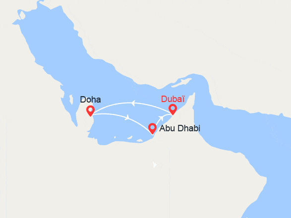 itinéraire croisière Moyen Orient : Echappées aux Emirats