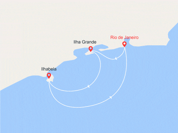 itinéraire croisière Amérique du Sud : Echappées Brésiliennes
