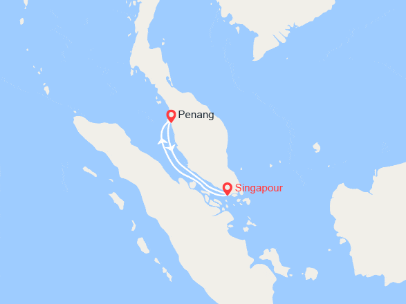 itinéraire croisière Asie : Escapade à Singapour et Malaisie