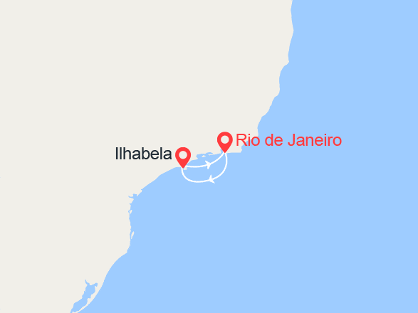 itinéraire croisière Amérique du Sud : Escapade au Brésil : Rio de Janeiro, Ilhabel