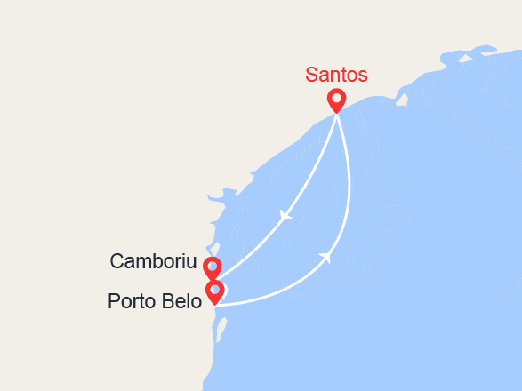 itinéraire croisière Amérique du Sud : Escapade au Brésil: Camboriu, Porto Belo