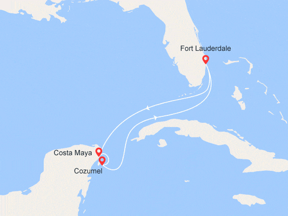 itinéraire croisière Caraïbes et Antilles - Cuba : Escapade au Mexique
