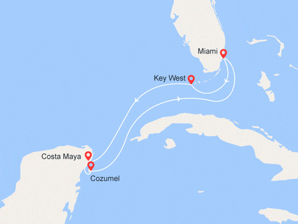 itinéraire croisière Caraïbes et Antilles : Escapade au Mexique