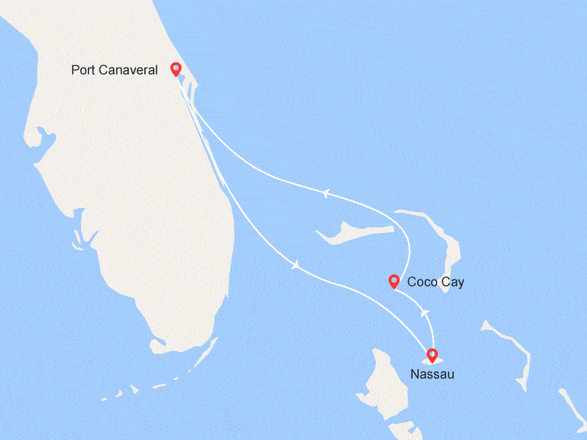 itinéraire croisière Caraïbes et Antilles : Escapade aux Bahamas