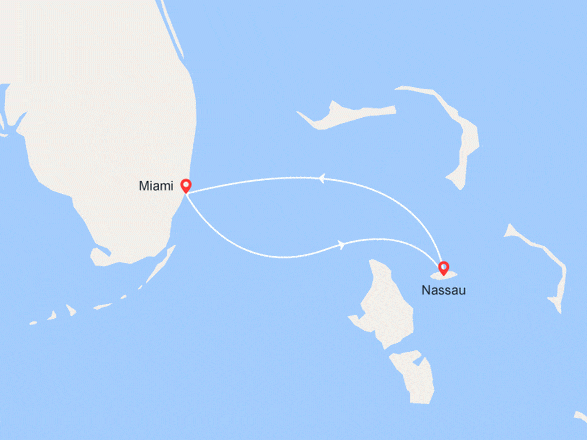itinéraire croisière Caraïbes et Antilles : Escapade aux Bahamas