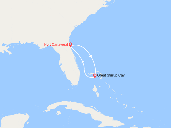 itinéraire croisière Caraïbes et Antilles : Escapade aux Bahamas