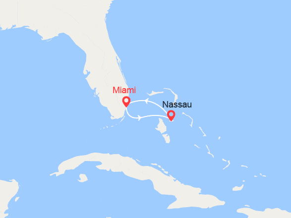 itinéraire croisière Caraïbes et Antilles : Escapade aux Bahamas : Nassau