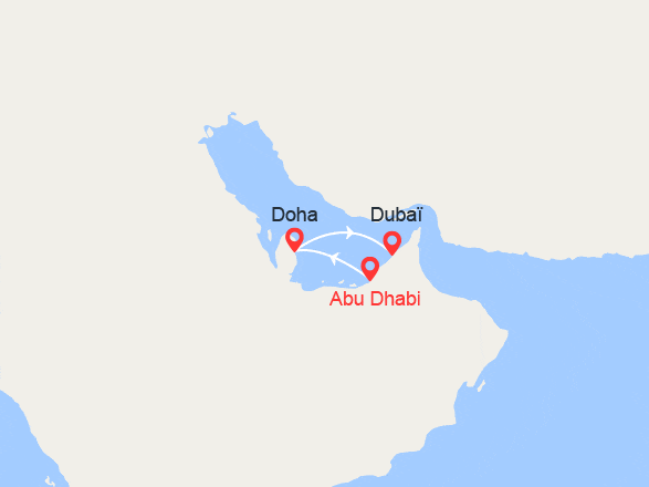 itinéraire croisière Moyen Orient : Escapade aux Emirats Arabes