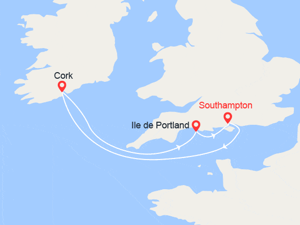 itinéraire croisière Iles Britanniques : Escapade dans le Nord : Irlande, Ile de Portland